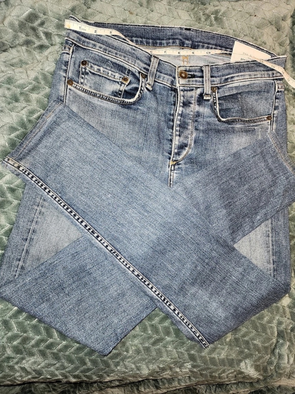 rag & bone Standard Issue Skinny Leg Jeans Blue Waist 32